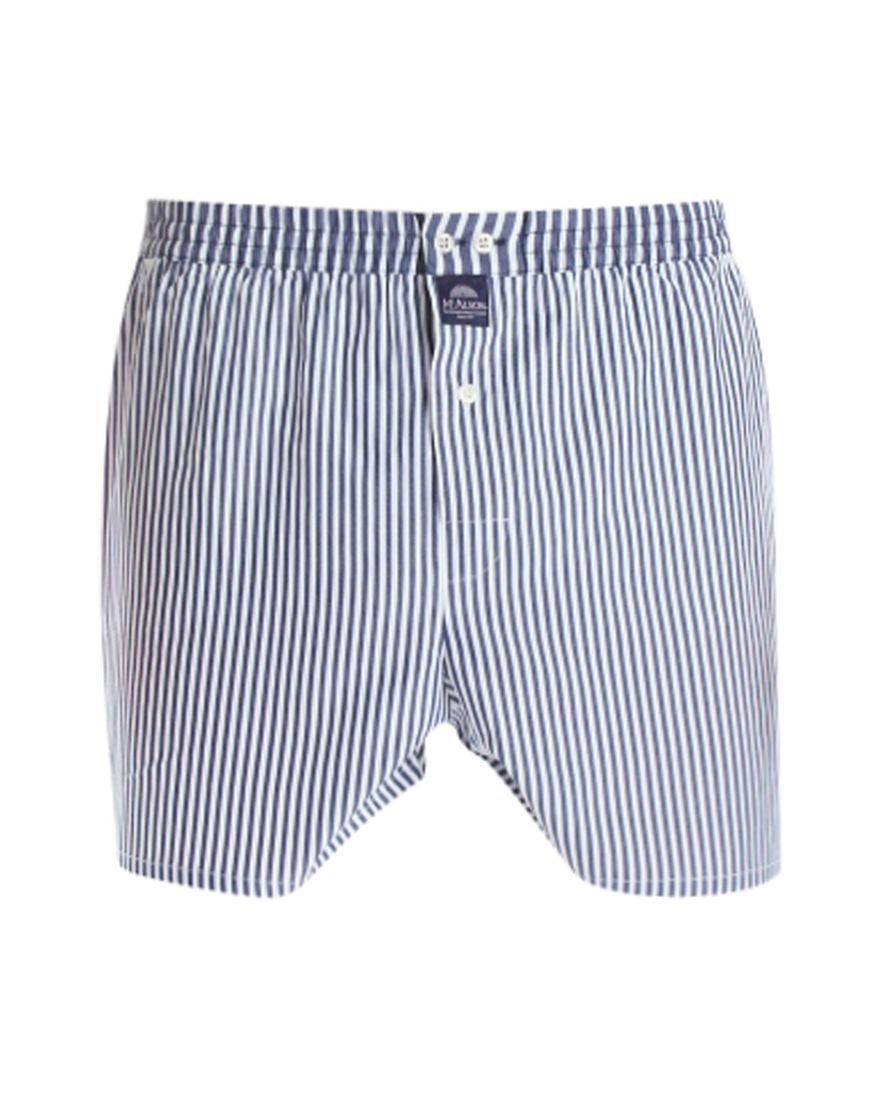 McAlson boxershort marineblauw gestreept