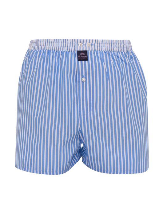McAlson boxershort lichtblauw gestreept