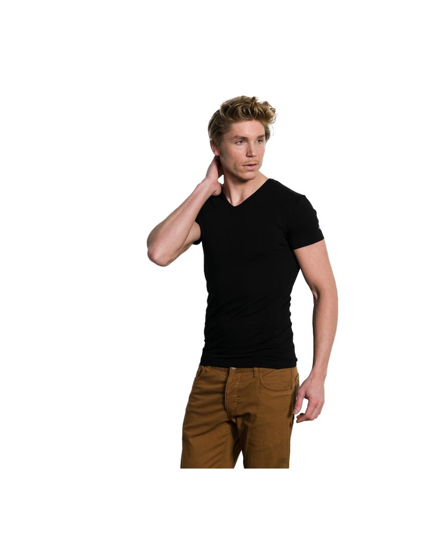 2-pack Slater t-shirts zwart