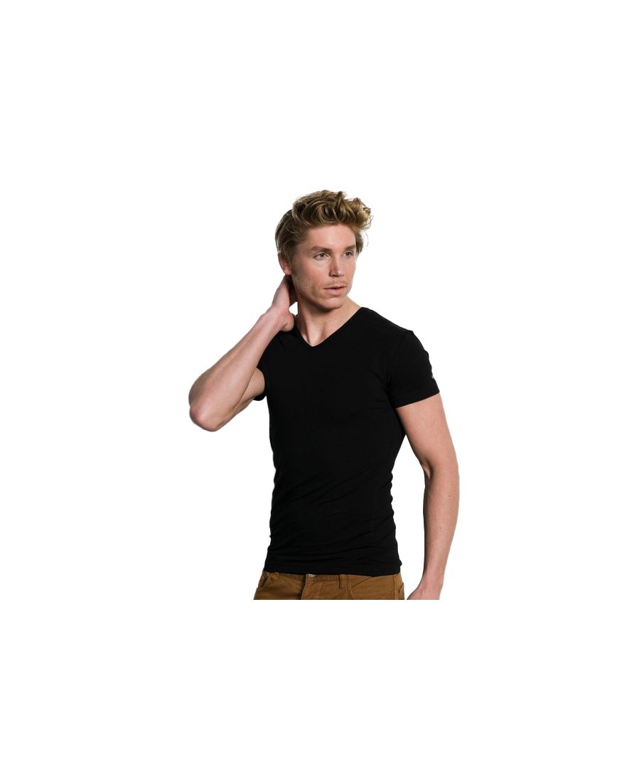2-pack Slater t-shirts zwart