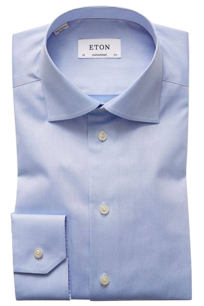 Eton overhemd Contemporary Fit lichtblauw