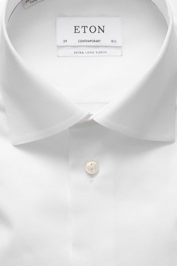 Eton overhemd mouwlengte 7 wit twill
