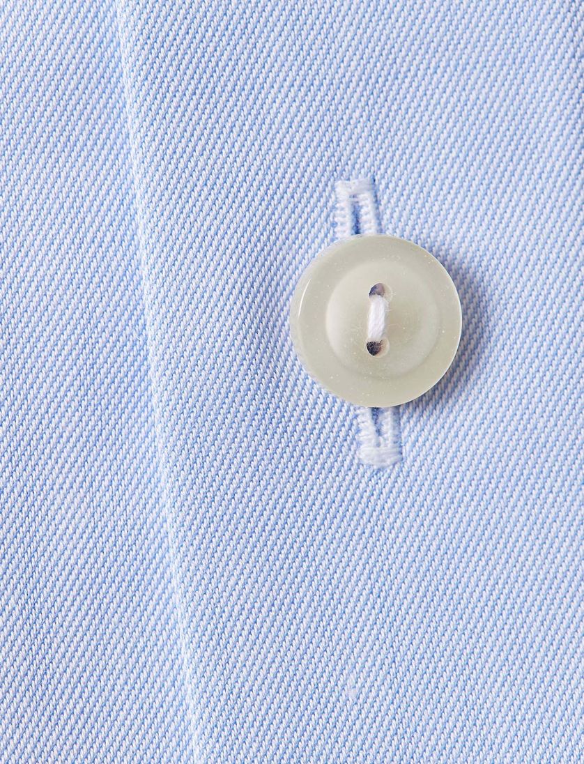 Eton overhemd mouwlengte 7 Contemporary Fit lichtblauw effen katoen normale fit