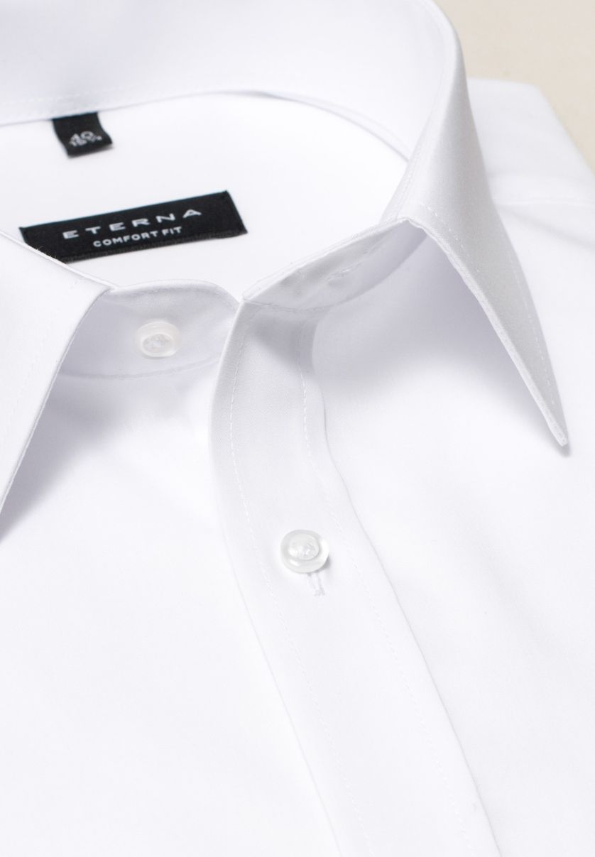 Wit overhemd Eterna strijkvrij Comfort Fit