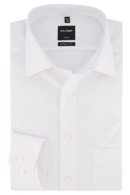 Olymp Olymp overhemd strijkvrij wit  basis modern fit