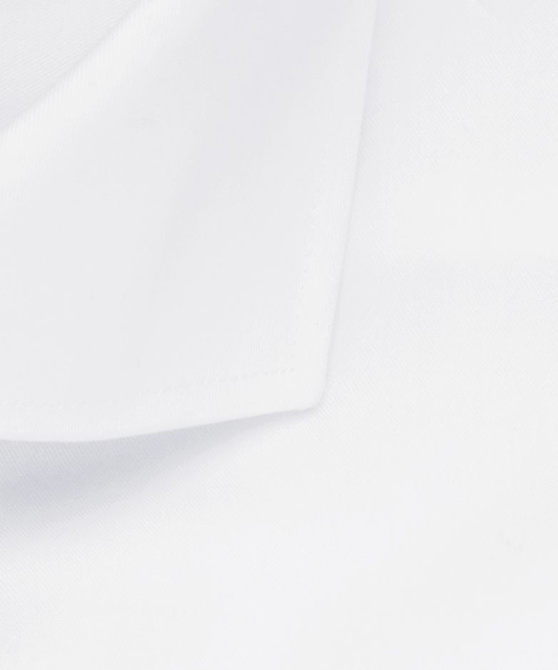 Profuomo overhemd mouwlengte 7 Originale wit effen katoen slim fit