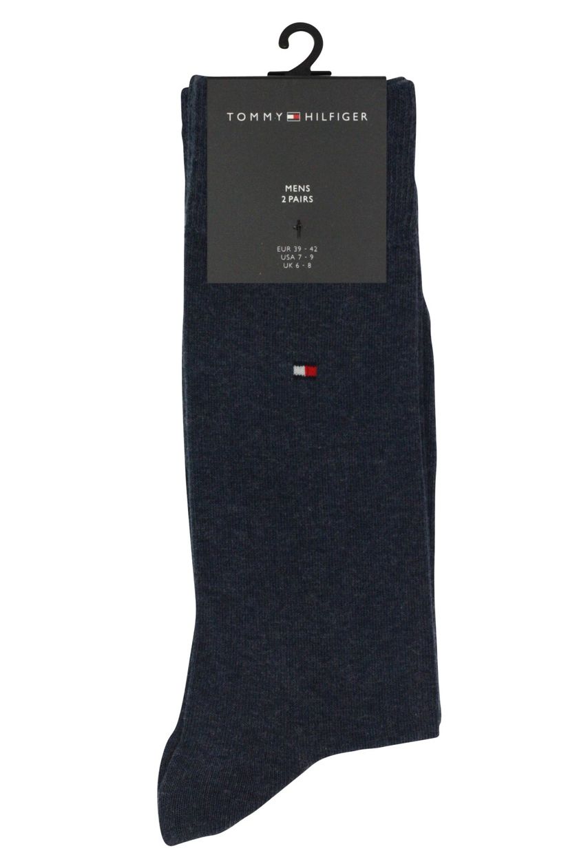 Tommy Hilfiger sokken jeans blauw 2-pack
