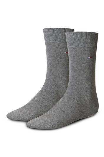 Tommy Hilfiger sokken 2-pack lichtgrijs