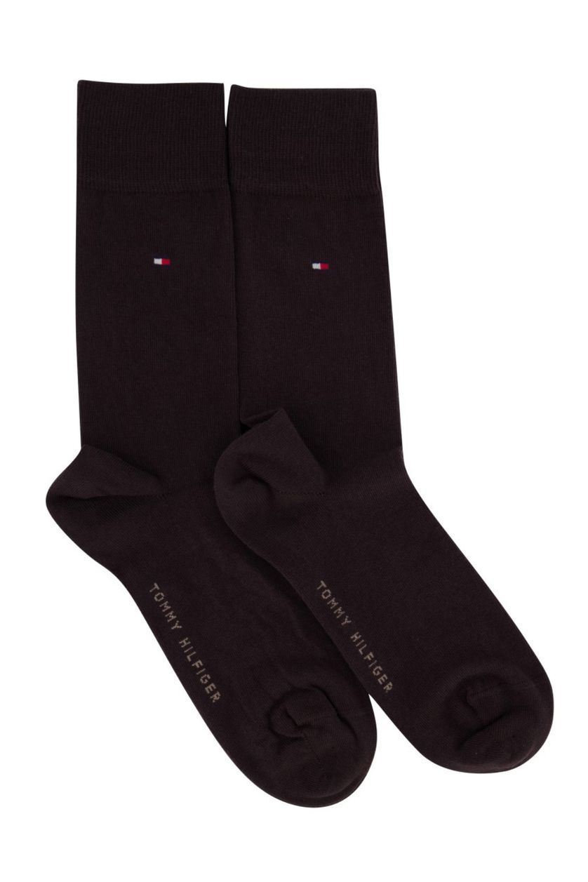 Tommy Hilfiger sokken 2-pack bruin