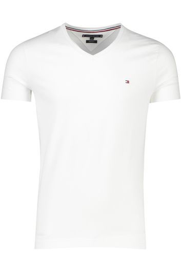 Tommy Hilfiger t-shirt extra slim fit wit v-neck