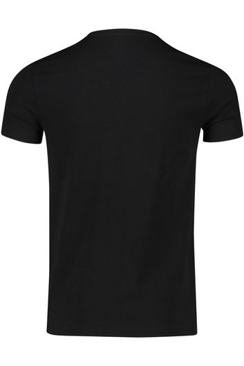 Tommy Hilfiger t-shirt extra slim fit zwart v-neck