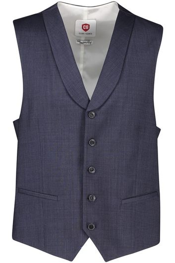 Club of Gents gilet donkerblauw mix & match