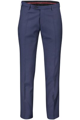Carl Gross Club of Gents pantalon mix en match blauw effen slim fit 