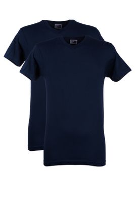 Alan Red Alan Red t-shirts aanbieding uni katoen donkerblauw 