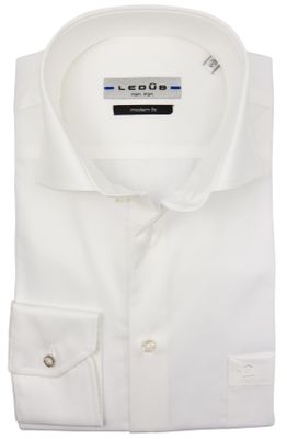 Ledub Ledub overhemd wit mouwlengte 7